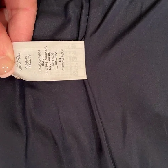 J. Crew Navy Blue Down Filled Quilted Puffer Vest Size Medium - Picture 7 of 10